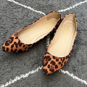 Lulus Holly Leopard Flats